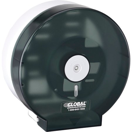 GLOBAL INDUSTRIAL Plastic Jumbo Bathroom Tissue Dispenser, One 9 Roll 640904